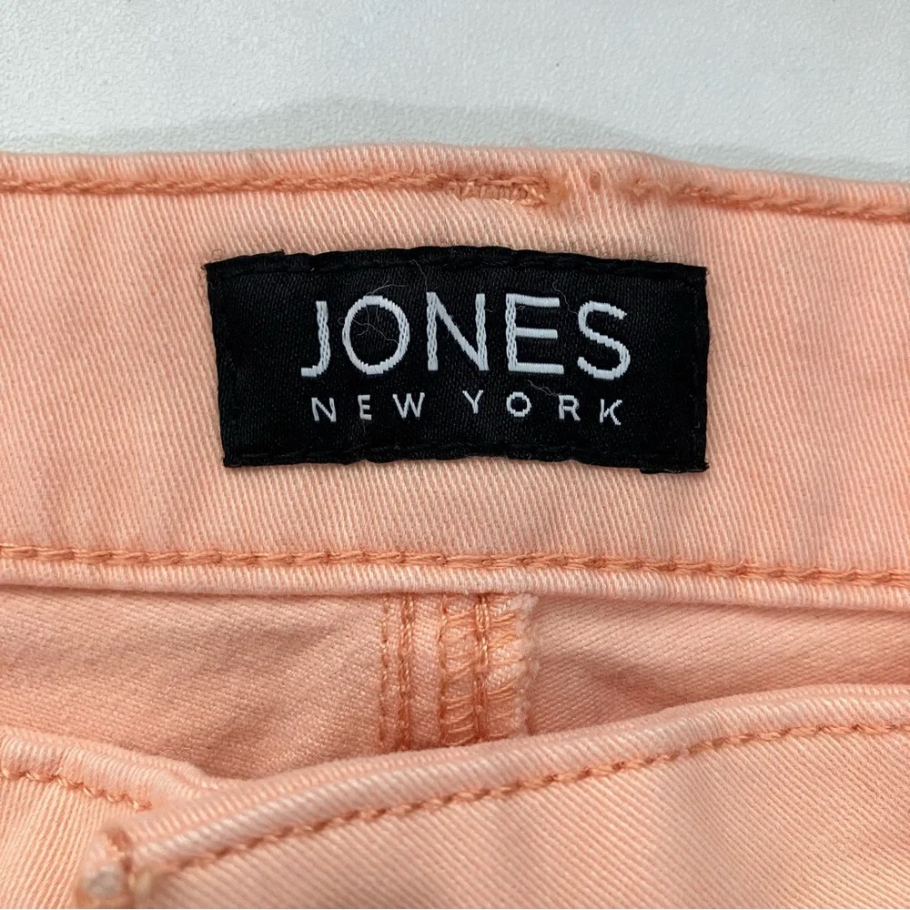 Jones New York Lexington Cuffed Capri Peach/Orange Size 14 - Picture 3 of 9